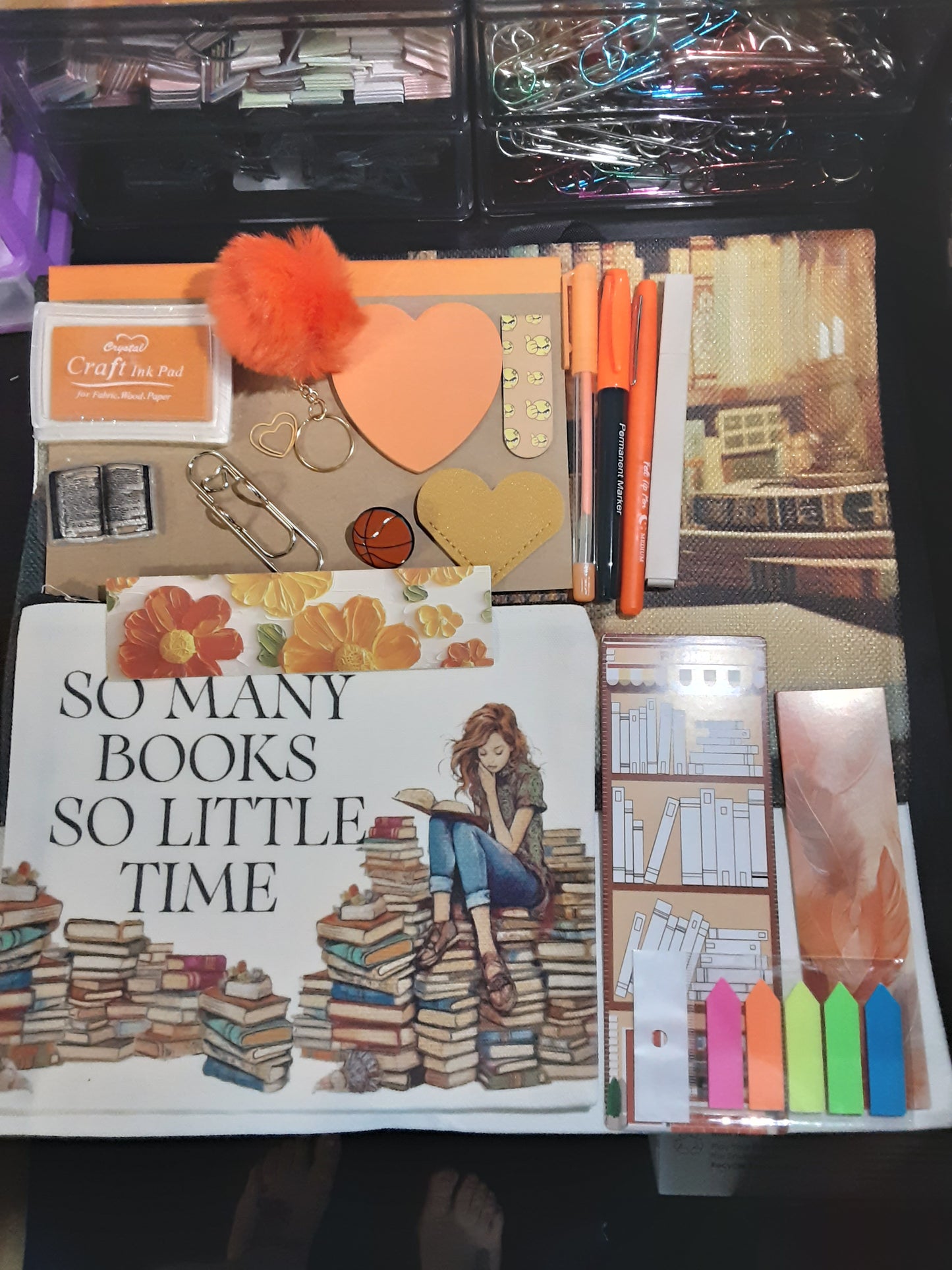 Orange 20 item bookish mystery bundle