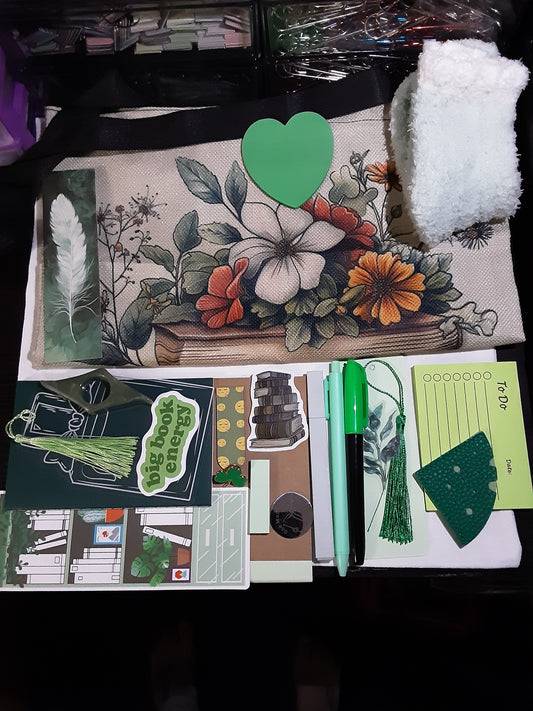 Green 20 ball bookish mystery bundle